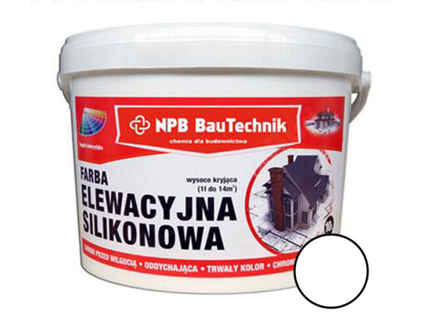 NPB SILIKÓNOVÁ FASÁDNA FARBA BIELA 15kg
